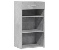 vidaxl aparador de madera de ingenieria gris hormigon 50x425x93 cm