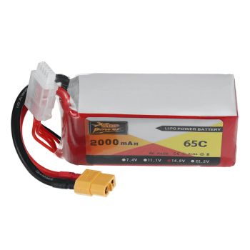 Batería LiPo ZOP Power 14.8V 2000mAh 65C 4S con enchufe XT60 para Drone RC