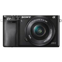 sony a6000 compact system camera with 16-50 mm f35-56 oss zoom lens white