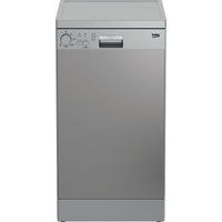 beko dfs05x11x slimline dishwasher - stainless steel stainless steel
