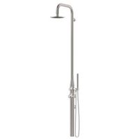 sined ducha exterior de agua caliente y fria pula wall inox