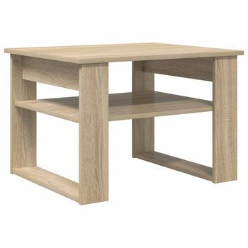 Mesa De Café Roble Sonoma 64 X 54 X 44 Cm Madera De Ingeniería Vidaxl