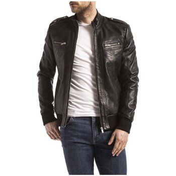 Guns Cazadora de cuero Chaquetas Abrigos-HOMBRES para hombre