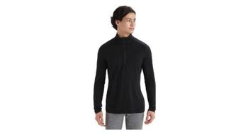 Icebreaker 1 2 zip merino 200 oasis baselayer negro
