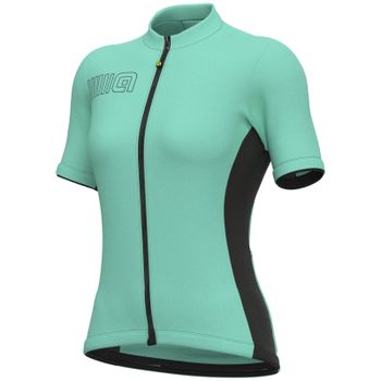 Ale Womens Solid Colour Block Short Sleeve Jersey - S - Blue
