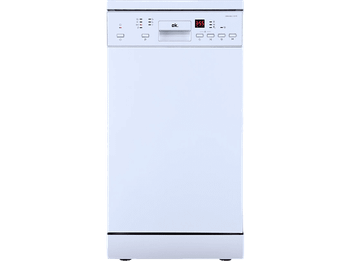 Lavavajillas - ok. ODW 4541-1 E FS, 10 Servicios, 7Programas, 44.5 cm, Libre Instalación, Blanco