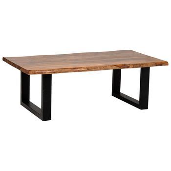 Mesa De Centro Color Natural 137x74x46