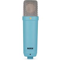 microfono rode nt1 signature xlr cardioide con filtro antipop azul