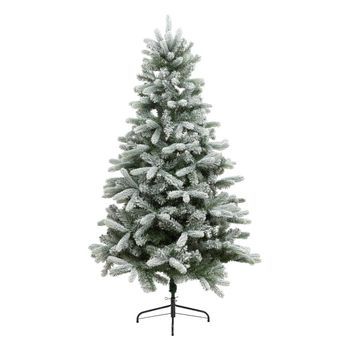 Abeto Artificial Flocado Tempête H.210cm