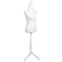 maniqui de madera y espuma 24x375x168h cm blanco