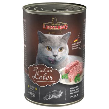 Leonardo All Meat 24 x 400 g - Pack Ahorro - Rico en hígado