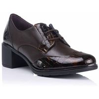 pitillos zapatos bajos zapato abotinado - piel para mujer