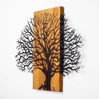 decoracion pared de madera ma-307 nogal negro 58x75 cm