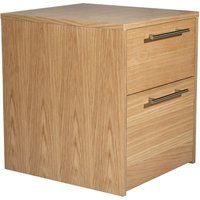 alphason oakwood aw6322-p filing pedestal - oak