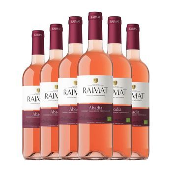 Raimat Vino Rosado Abadia Rose Ecològic Organic Costers Joven 75 Cl 13% Vol. (pack De 6 Unidades)