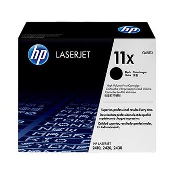 HP LaserJet Q6511X Black Original High Capacity Toner Cartridge with Smart Printing Technology