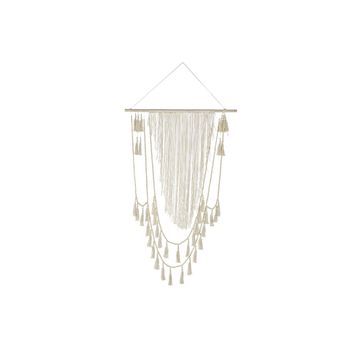 Decoracion Colgante Mdf Algodon 102x2x150 Blanco