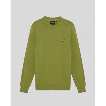 Lyle & Scott Jersey KN2136V COTTON CREW-Y123 SHRUB GREEN para hombre