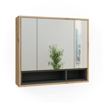 Armario Con Espejo Para Baño Beatrice 80 X 72 Cm Vicco