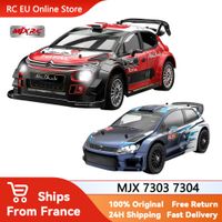hyper go mjx 7304 7303 wrc coche de control remoto 17 coche de derrapes coche de rally modelo de coche de rally con traccion a las cuatro ruedas para ninos