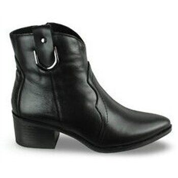 Lolas Zapatos de tacón botin hebilla negro para mujer