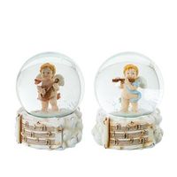 set 8 bolas de nieve tonos naturales