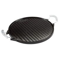 garcima plancha asar redonda de hierro fundido esmaltada 32cm