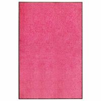 felpudo lavable rosa 120x180 cm vidaxl