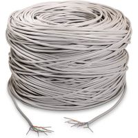 aisens bobina cable de red rj45 cat5e utp awg24 rigido 305m gris