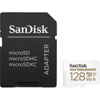 sandisk max endurance microsdxc 128gb uhs-i clase 10  adaptador sd