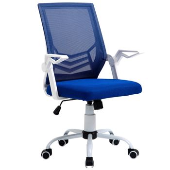 Silla de oficina 62.5x55x104 cm azul