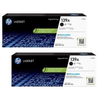 hp 139a black original standard capacity toners twin pack 2 pack