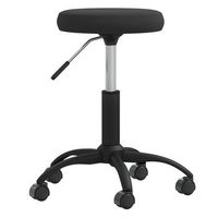 taburete de masajes terciopelo negro vidaxl