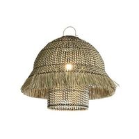 lampara techo fibras naturales 74x74x65