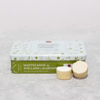 lata de mantecados de avellana y almendras 300g