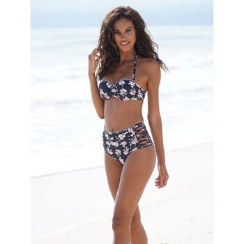 Lascana Bañador Traje de baño con aros Ditsy para mujer