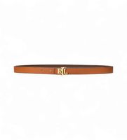 lauren ralph lauren para mujer 412912038002 cinturon reversible de piel con logotipo marron xl casual
