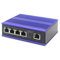 digitus switch poe 4 puertos  1 puerto de enlace rango de temperatura extendido
