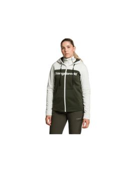 Chaqueta Trangoworld Liena V02 Mujer Verde Oscuro/Crudo