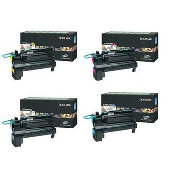 Original Multipack Lexmark X792dtse Printer Toner Cartridges (4 Pack) -C792A1KG