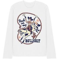 steven rhodes camiseta manga larga back on my bullshit para mujer