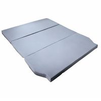 cama camper renault space - 8cm de grosor con hr 25kgm3 y 6cm de viscoelasticaa - gris