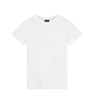A|X Armani Exchange para mujer. XW002316AF10358U0002 Camiseta basic essential blanco (M), Casual, Algodón, Manga corta