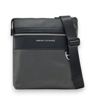 A|X Armani Exchange para hombre. XM002534AF22538M8327 Bolso Technical negro (OSFA), Casual, Poliamida