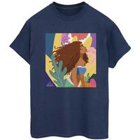 the little mermaid camiseta colourful para mujer