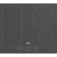 placa de induccion beko hii64200fmtzg 60 cm 4 zonas integrado gris