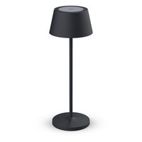 lampara de escritorio led recargable regulable gris