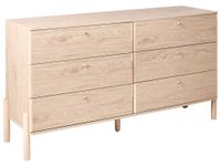 comoda de 6 cajones  marron claro