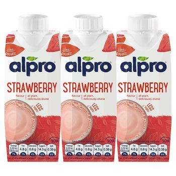 Alpro Soya Longlife Strawberry Shake 3 Pack