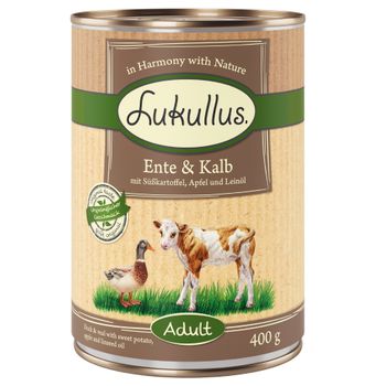 Lukullus Duck & Veal - Grain-Free 6 x 400g